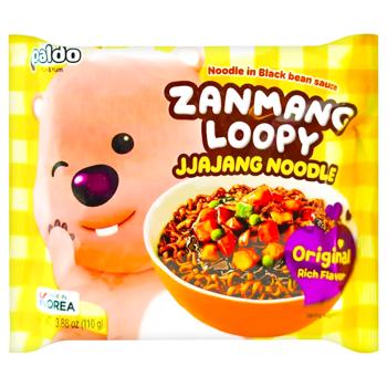 Лапша Paldo Zanmang Loopy оригинальная 110г - купить, цены на Grono - фото 2