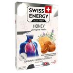 Льодяники від застуди Swiss Energy Мед та 20 альпійських трав 12шт