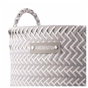 Кошик Ardesto Vigor метал-сірий 30*30*40см - купити, ціни на КОСМОС - фото 4