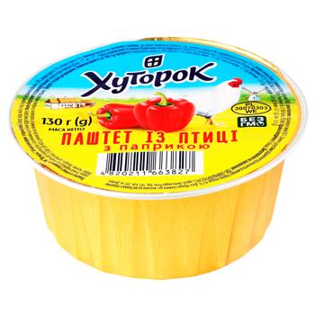 Khutorok Poultry Pate with Paprika 130g - buy, prices for Vostorg - photo 1