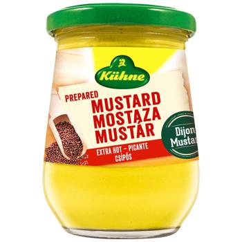 Горчица Kühne острая дижонская 250г