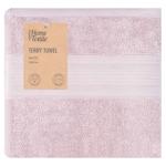 Рушник махровий Ardesto SuperSoft рожевий 50*90см