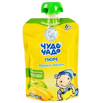 Пюре Чудо-Чадо Груша-яблуко 90г - купити, ціни на КОСМОС - фото 1