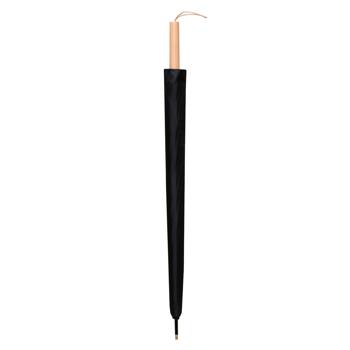 Krago 16 spokes Cane Umbrella with Wooden Handle Black - buy, prices for - photo 3