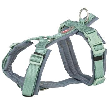 Trixie Premium Trekking Harness for Dogs 70-85cm/25mm Sage-Graphite