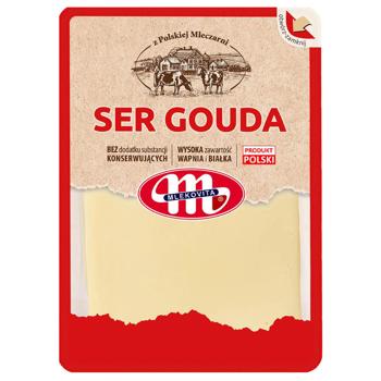 Сир Mlekovita Гауда нарізний 44% 150г
