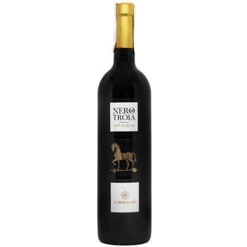 Вино La Cantina Dei Feudi Nero Trola красное сухое 13% 0,75л - купить, цены на AlcoHub - фото 1