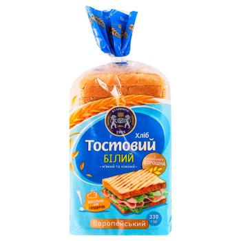 Хлеб Кулиничи Европейский тостовый 330г - купить, цены на ULTRAMARKET - фото 1