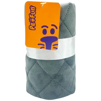 Коврик для собак и кошек Pet Fun Velour 50х70см серый - купить, цены на MasterZoo - фото 1