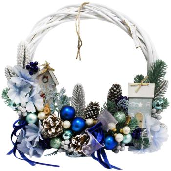 Новорічний вінок 0041 - купить, цены на МегаМаркет - фото 5