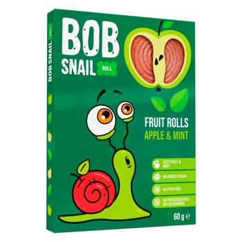 Цукерки Bob Snail натуральні яблучні з м'ятою 60г - купити, ціни на МегаМаркет - фото 1