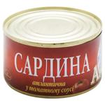 Arktica Atlantic Sardine in Tomato Sauce 240g
