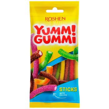Цукерки Roshen Yummi Gummi Sour Sticks желейні 70г - купити, ціни на КОСМОС - фото 1