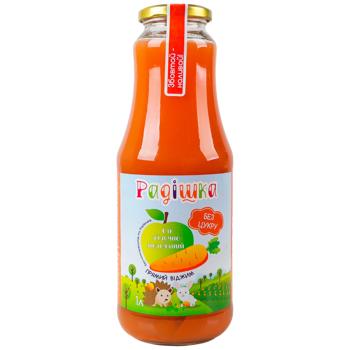 Сік Радішка яблучно-морквяний прямого віджиму 1л