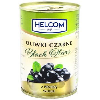 Маслины Helcom с косточкой 0,3л