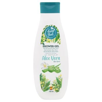 Гель Fresh Feel Aloe Vera для душу 750мл - купити, ціни на МегаМаркет - фото 1