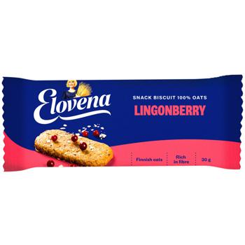 Elovena Oat Galette with Lingonberry 30g - buy, prices for Supermarket "Kharkiv" - photo 1