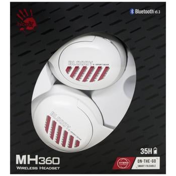 Навушники A4Tech Bloody MH360 White бездротові - купити, ціни на Auchan - фото 3