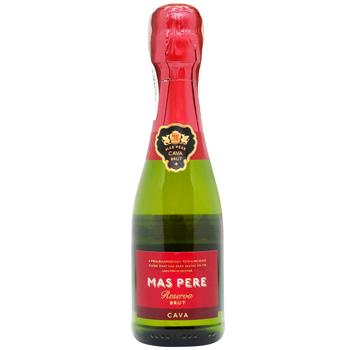 Вино ігристе Mas Pere Reserva біле брют 11,5% 200мл