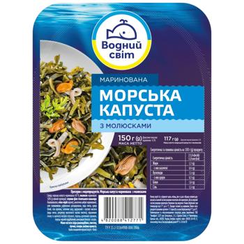 Vodnyi Svit Sea Kale with Seafood 150g - buy, prices for COSMOS - photo 1
