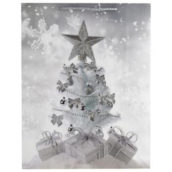 Пакет бумажный Angel Gifts Новогодний 31*40*12см - купить, цены на - фото 2