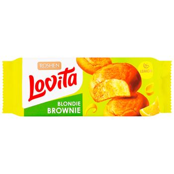 Roshen Lovita Blondie Brownie Cookies with Lemon 152g - buy, prices for Ideal - photo 1