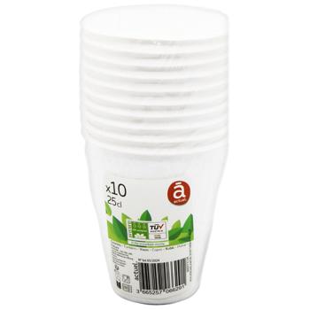 Actuel Eco Glass 250ml 10pcs - buy, prices for Auchan - photo 1