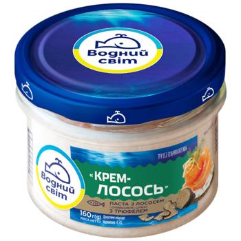 Паста Водный Мир Крем-лосось с трюфелем 160г - купить, цены на КОСМОС - фото 1