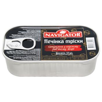 Navigator Natural Cod Liver 121g - buy, prices for MegaMarket - photo 1