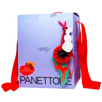 Honey Peach-Passion Fruit-Milk Chocolate Panettone 1kg - buy, prices for WINETIME - photo 1