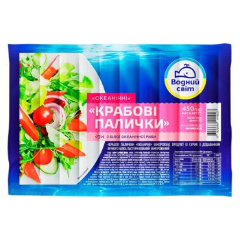 Vodnyi Svit Frozen Crab Sticks 450g