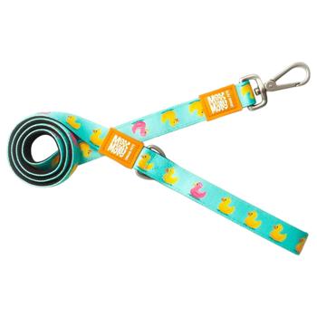 Max Molly Short Leash  Каченята повідець для собак 1,2 м х 2 см - різнокольоровий - купить, цены на MasterZoo - фото 1