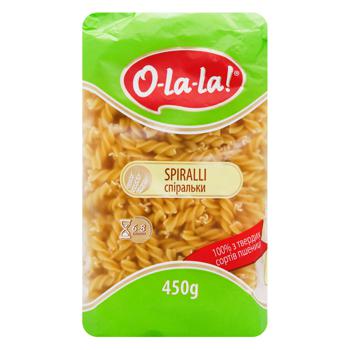 O-la-la! Spiralli Pasta 450g - buy, prices for MegaMarket - photo 2