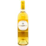 Вино Sablettes Sauternes біле солодке 13,5% 0,75л