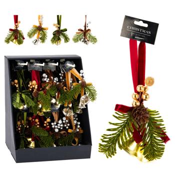 Koopman Double Bell with Decor Suspension 17cm - buy, prices for Auchan - photo 1