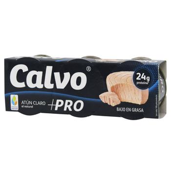 Тунець Calvo +Pro у власному соку 3*65г - купити, ціни на METRO - фото 1