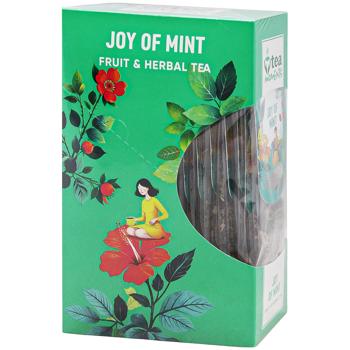 Чай травяной с каркаде Tea Moments Joy of Mint 2,2 г*15шт - купить, цены на Auchan - фото 1