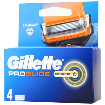 Картриджи для бритья Gillette Fusion ProGlide Power сменные 4шт - купить, цены на Auchan - фото 2