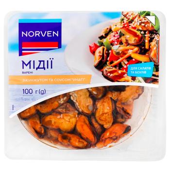 Мідії Norven в соусі унагі з кунжутом 100г