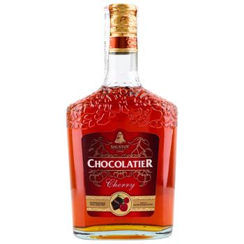 Shustov Chocolatier Chocolate and Cherry Flavored Alcoholic Drink 30% 0.5l - buy, prices for MegaMarket - photo 1