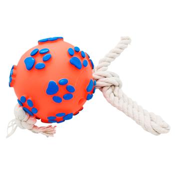 Ball with Rope Toy for Dogs 32cm - buy, prices for - photo 3