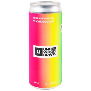 Underwood Yucatan Gold Unfiltered Light Beer 4,1% 0.33l - buy, prices for WINETIME - photo 1