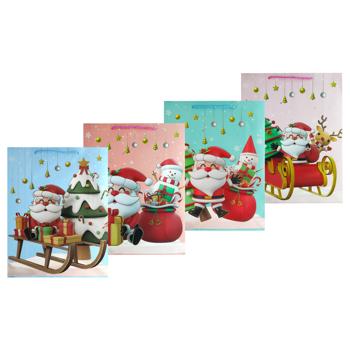 Angel Gifts New Year's Paper Bag 31*40*12cm - buy, prices for MegaMarket - photo 1