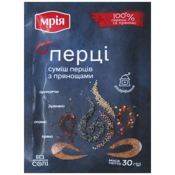 Суміш перців Мрія з прянощами мелена 30г - купити, ціни на Чудо Маркет - фото 1