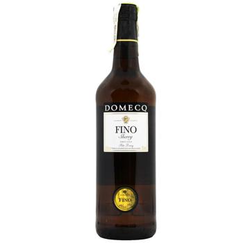 Вино Domecq Sherry Fino біле сухе 15% 0,75л