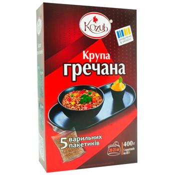 Крупа гречана Козуб 5х80г к/у - купити, ціни на - фото 3