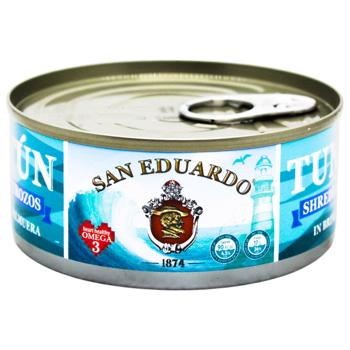 San Eduardo Chopped Tuna in Own Juice 150g - buy, prices for Ideal - photo 2