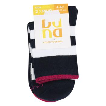 Duna 1068 1111 Blue Children's Socks Size 18-20 2 Pairs - buy, prices for NOVUS - photo 1