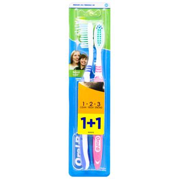 Oral-B Natural Freshness Middle Toothbrush 2pcs - buy, prices for MegaMarket - photo 3