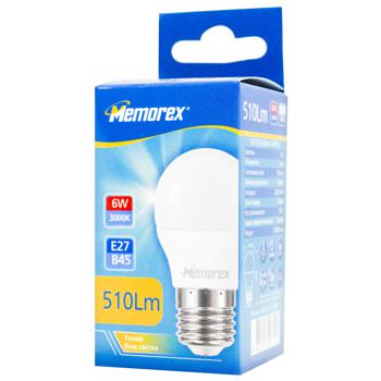 Memorex LED Lamp G45 6W E27 3000K - buy, prices for Auchan - photo 1